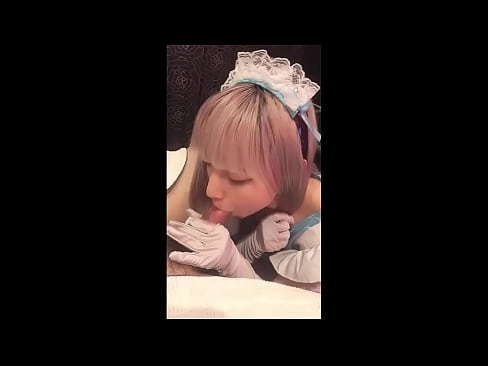 ❤️ Japonè idol [mayuka], kostim sèvant franse, pati 1, pip ak jerk off ak losyon Sèks super nan nou ️❤